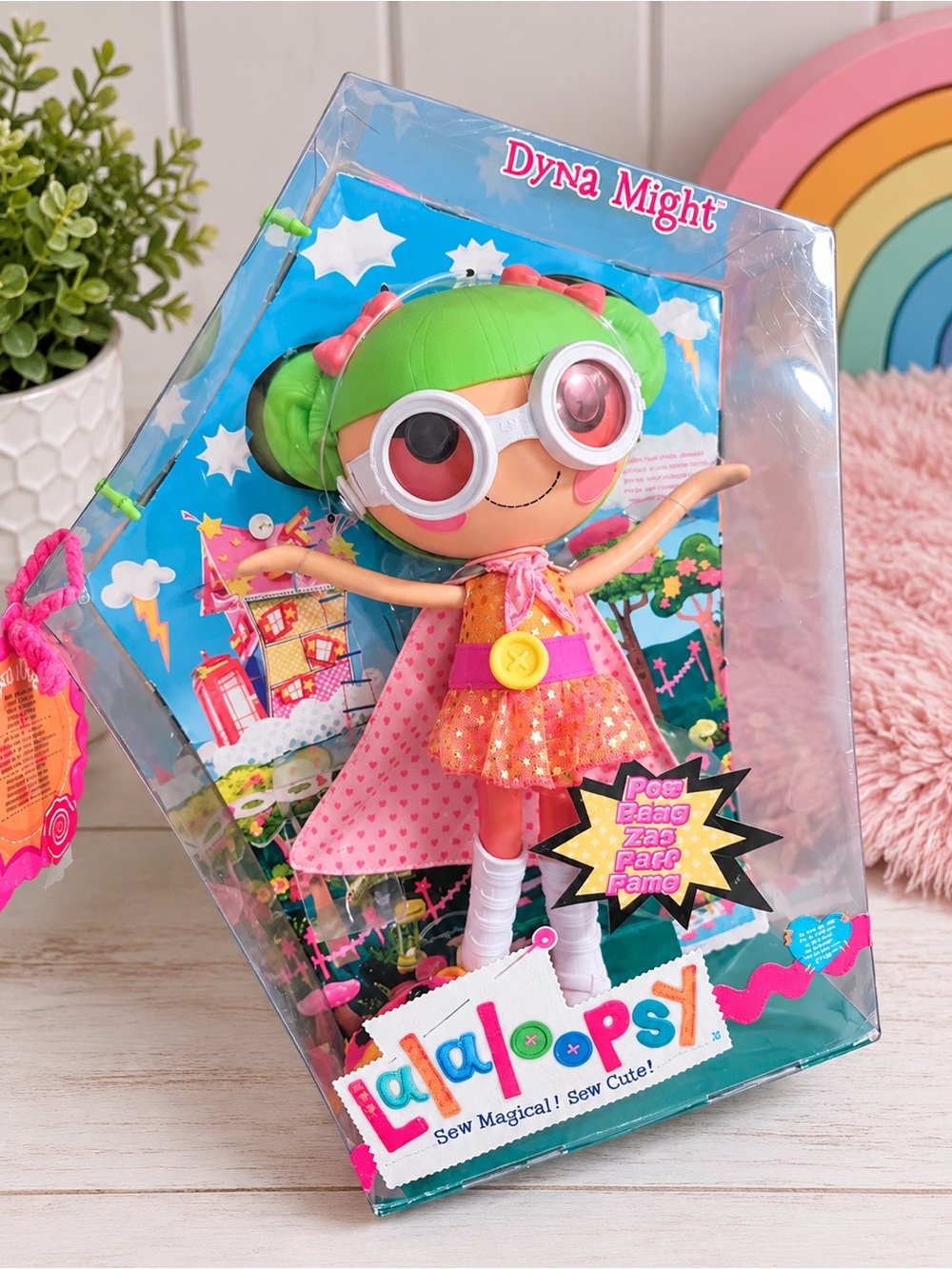 New in Box Lalaloopsy Dyna Might Superhero Doll Rare Discontinued